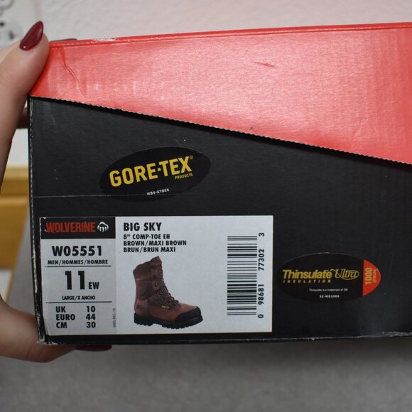 Men's Boot Wolverine Big Sky Composite Toe - Picture 8 of 10